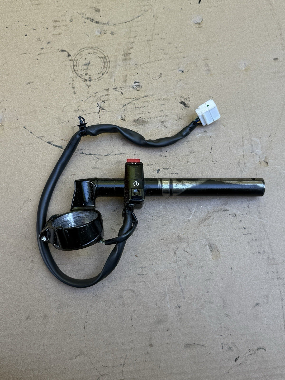 2008-2011 Honda CBR1000RR Fireblade OEM Right Clip-On Bar Kill Run Start Switch3
