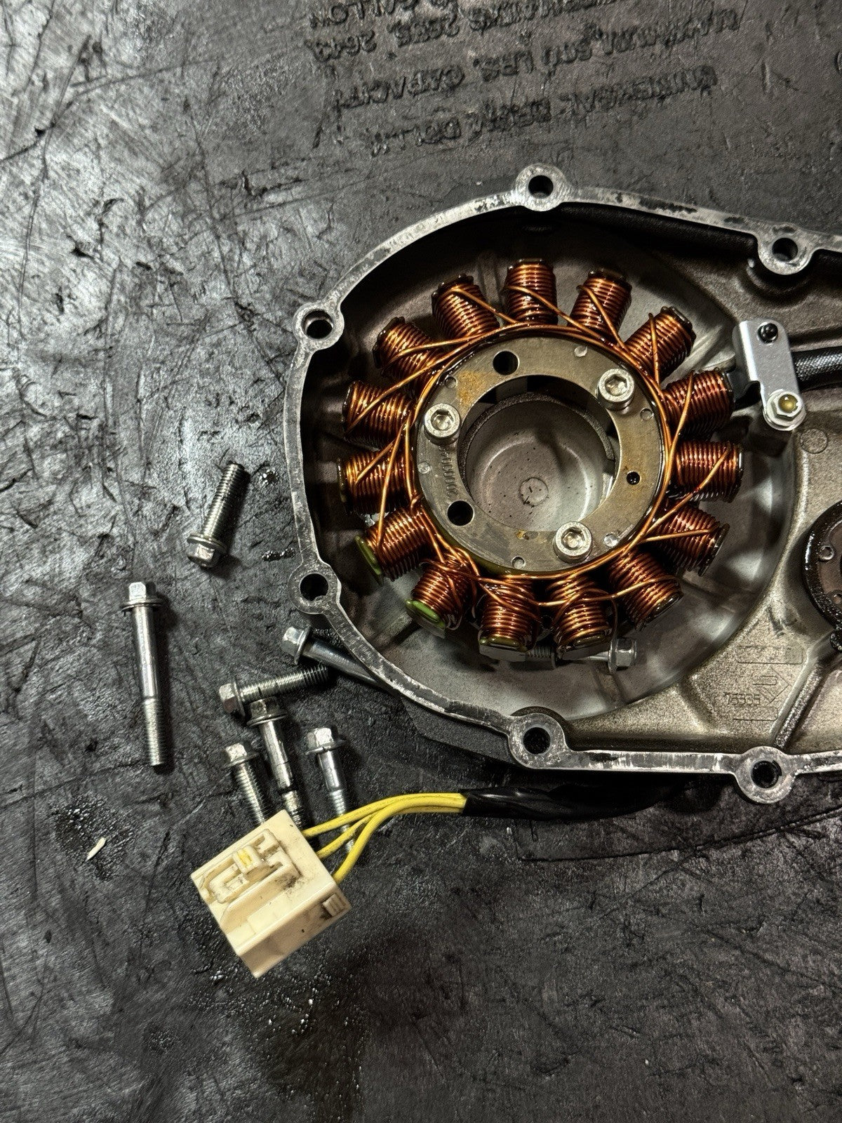 2015-2016 Aprilia RSV4 OEM Stator Generator Alternator Engine Cover Genuine8