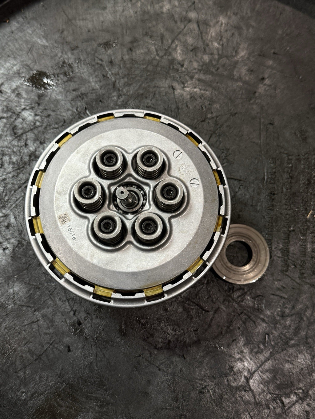 2015-2018 Aprilia RSV4 RR 1000 OEM Clutch Basket Hub Plates Discs Assembly2