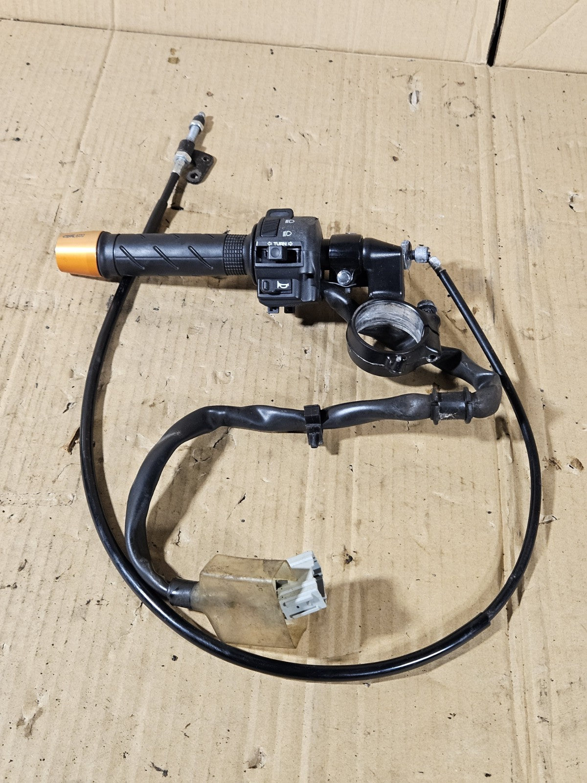 2013 Honda CBR600RR Aftermarket Complete Clutch Side Clip on Lever Headlight13