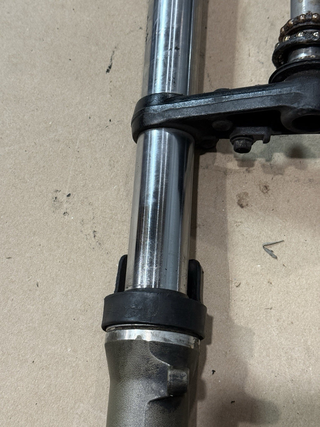 2002 Honda CBR 600 F4i CBRf4i F4 Left &  Right Forks with Triple Tree