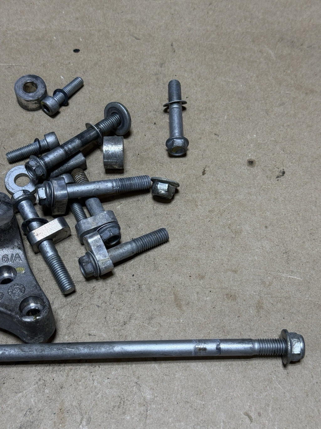 15-18 Aprilia RSV4 1000 OEM Engine Frame Mount Bolts Hardware Set