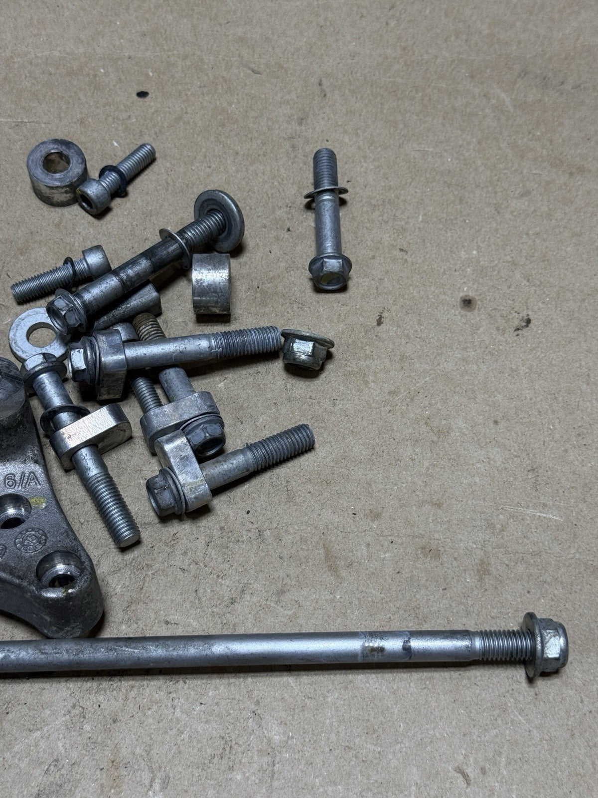 15-18 Aprilia RSV4 1000 OEM Engine Frame Mount Bolts Hardware Set
