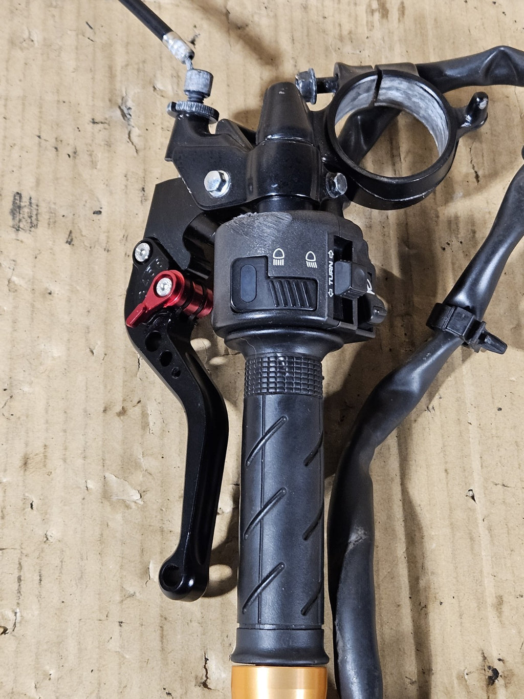 2013 Honda CBR600RR Aftermarket Complete Clutch Side Clip on Lever Headlight6