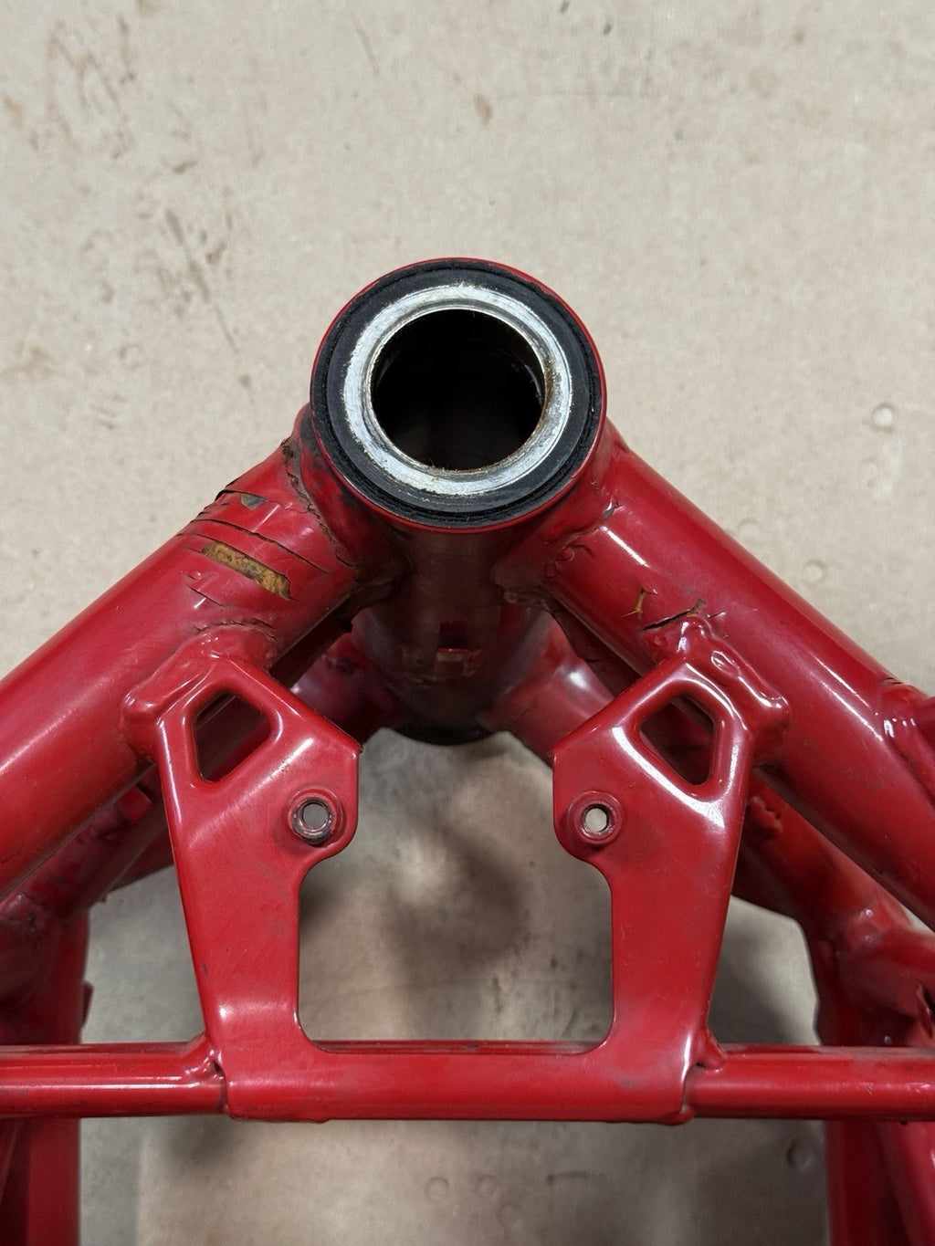 2011-2013 Ducati Superbike 848 EVO SE Main Frame Chassis Rebuilt Ttle DAMAGED