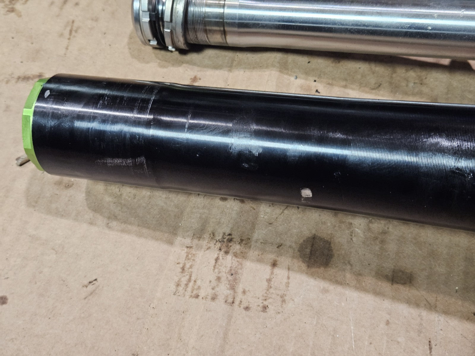 13-18 Kawasaki Ninja ZX6R 636 OEM Front End Forks Tubes Triple Tree Suspension