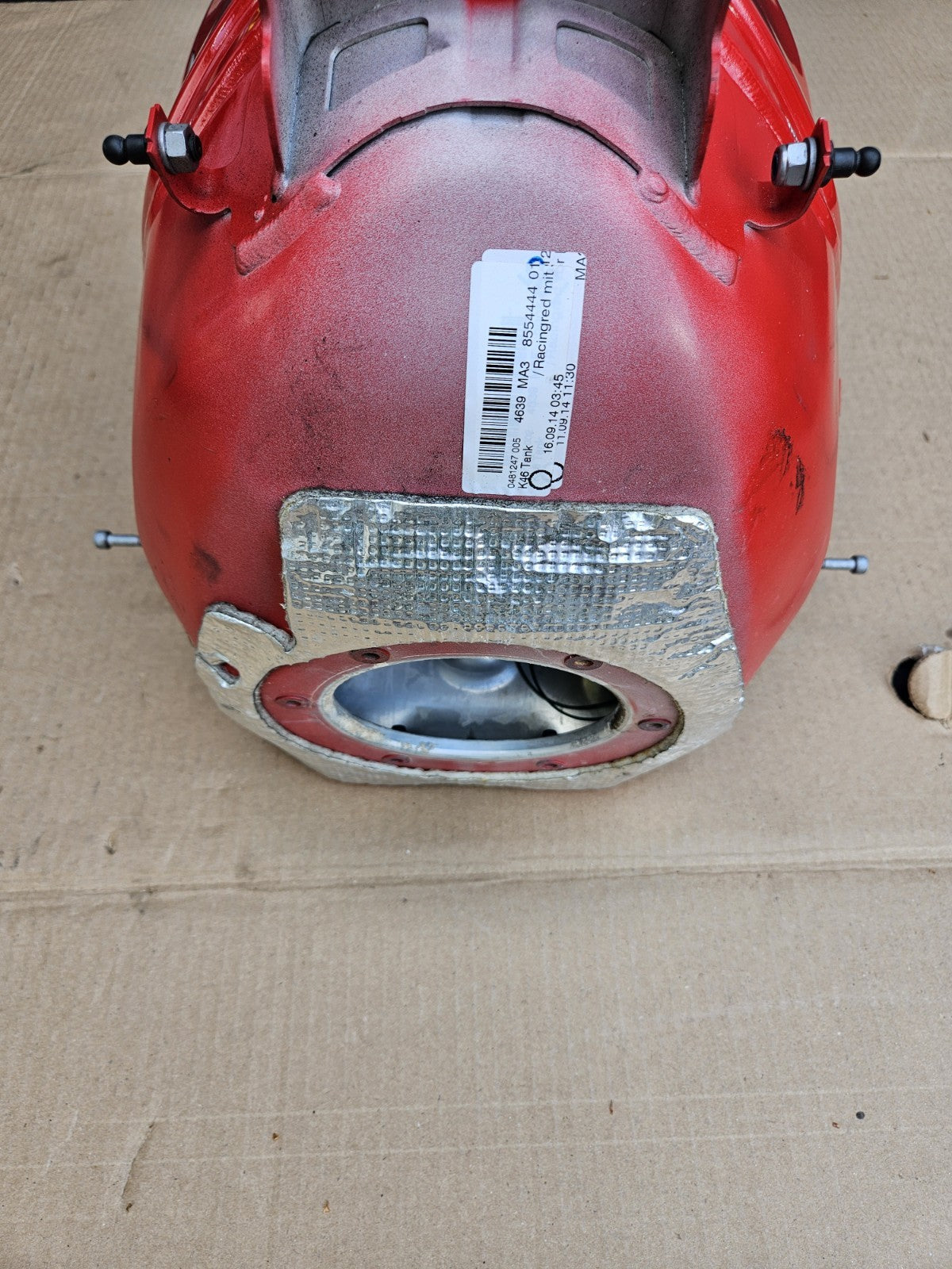 09-19 2015 BMW S1000RR OEM Gas Tank Fuel Cell Petrol Reservoir Red Factory Tank