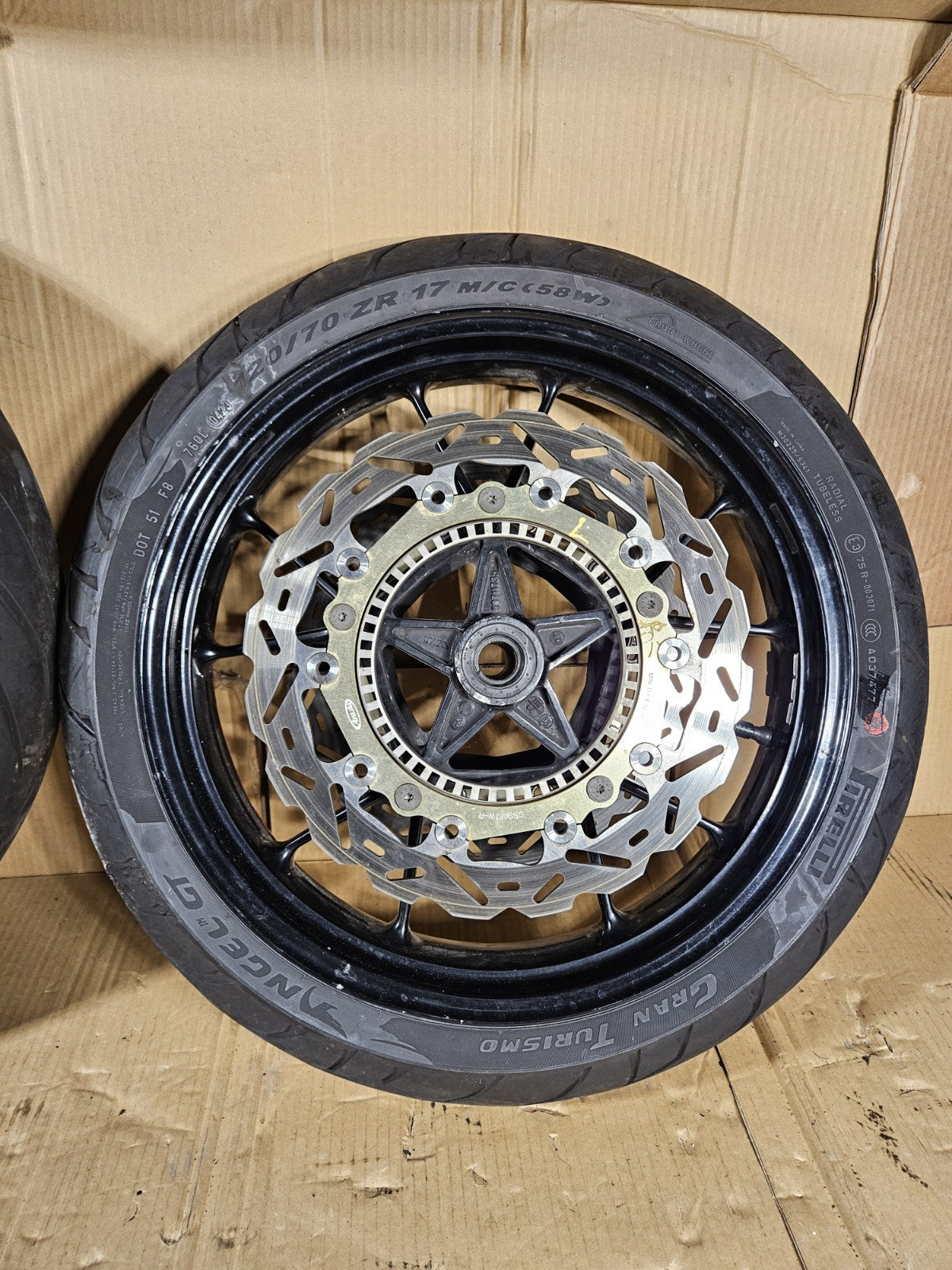 2012 BMW S1000RR OEM Front Rear Wheels Rims Set with Brake Rotors Wheel Pair23