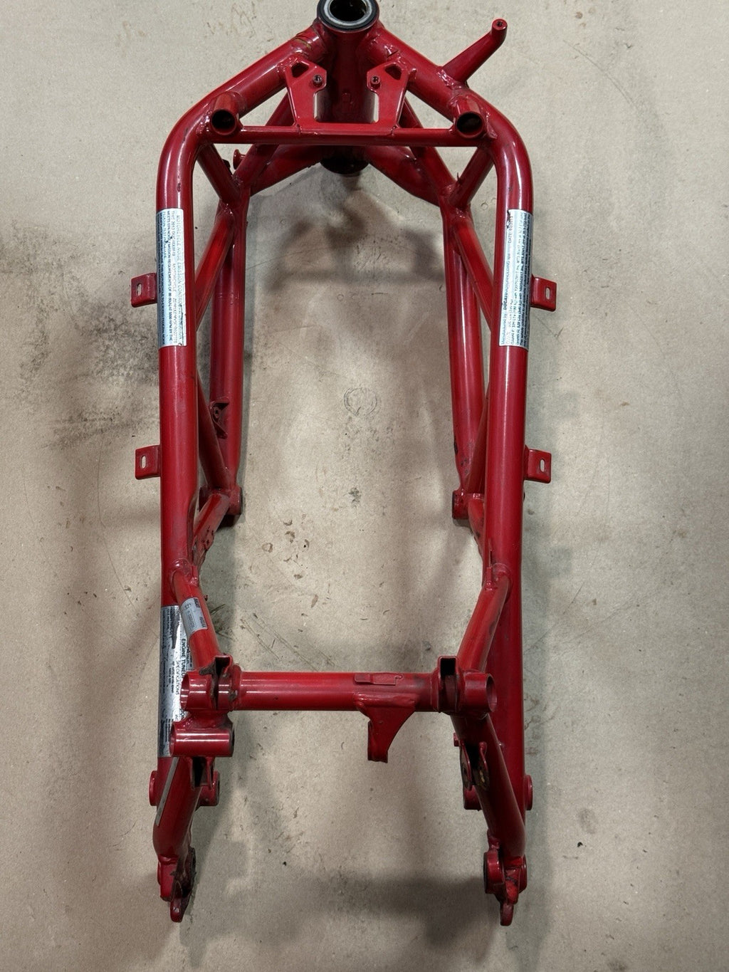 2011-2013 Ducati Superbike 848 EVO SE Main Frame Chassis Rebuilt Ttle DAMAGED