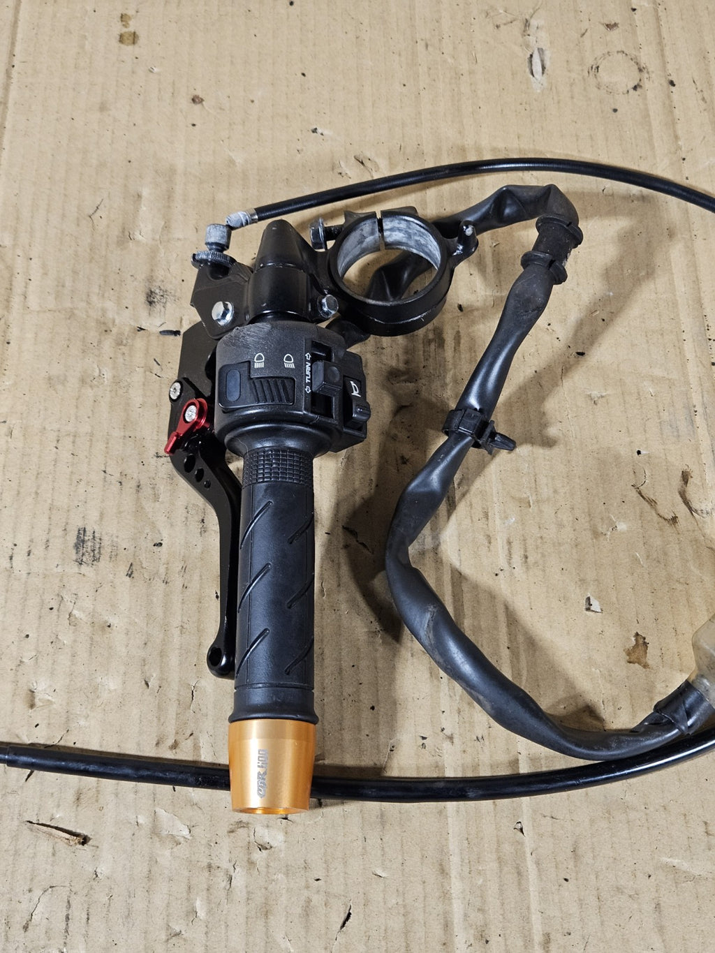 2013 Honda CBR600RR Aftermarket Complete Clutch Side Clip on Lever Headlight23