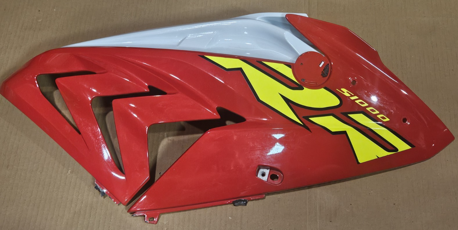 2013-2019 BMW S1000RR OEM Left Fairing Cowl Red White Broken