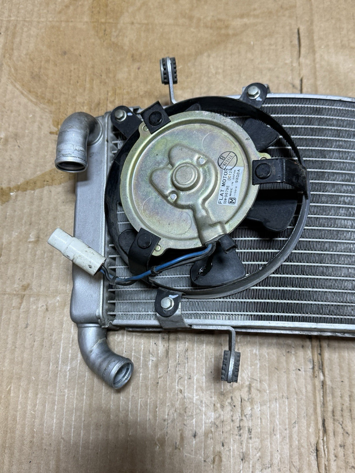 94-01 Ducati 748 916 996 Radiator Cooling Fan OEM 54840081A Engine Cooling Motor