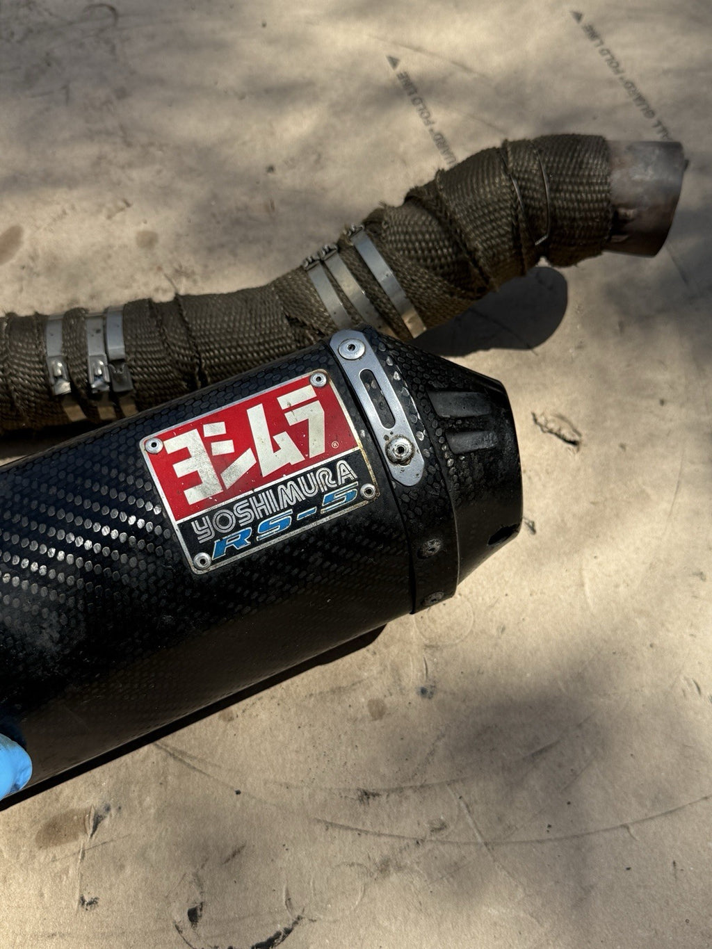 05-06 Honda CBR600RR Yoshimura RS5 Slip-On Exhaust Muffler Silencer Stainless