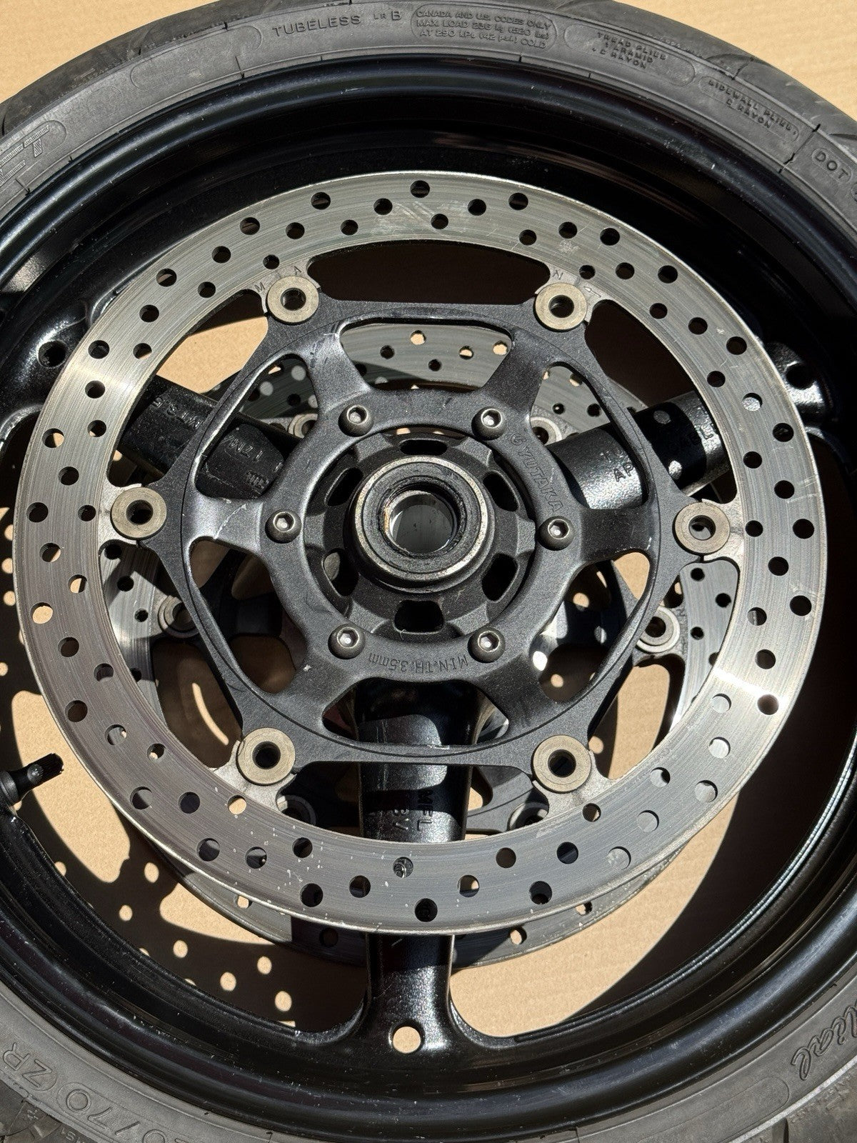 2008 Honda CBR1000RR SC59 Fireblade OEM Front Rear Wheels Rims Set 44650-MFL-3053
