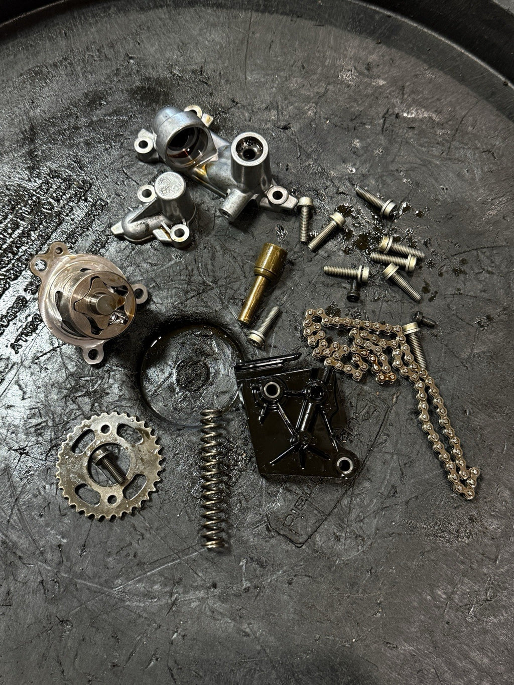 2009-2014 BMW S1000RR OEM Oil Pump Sump Chain Gear Engine Internal Parts6