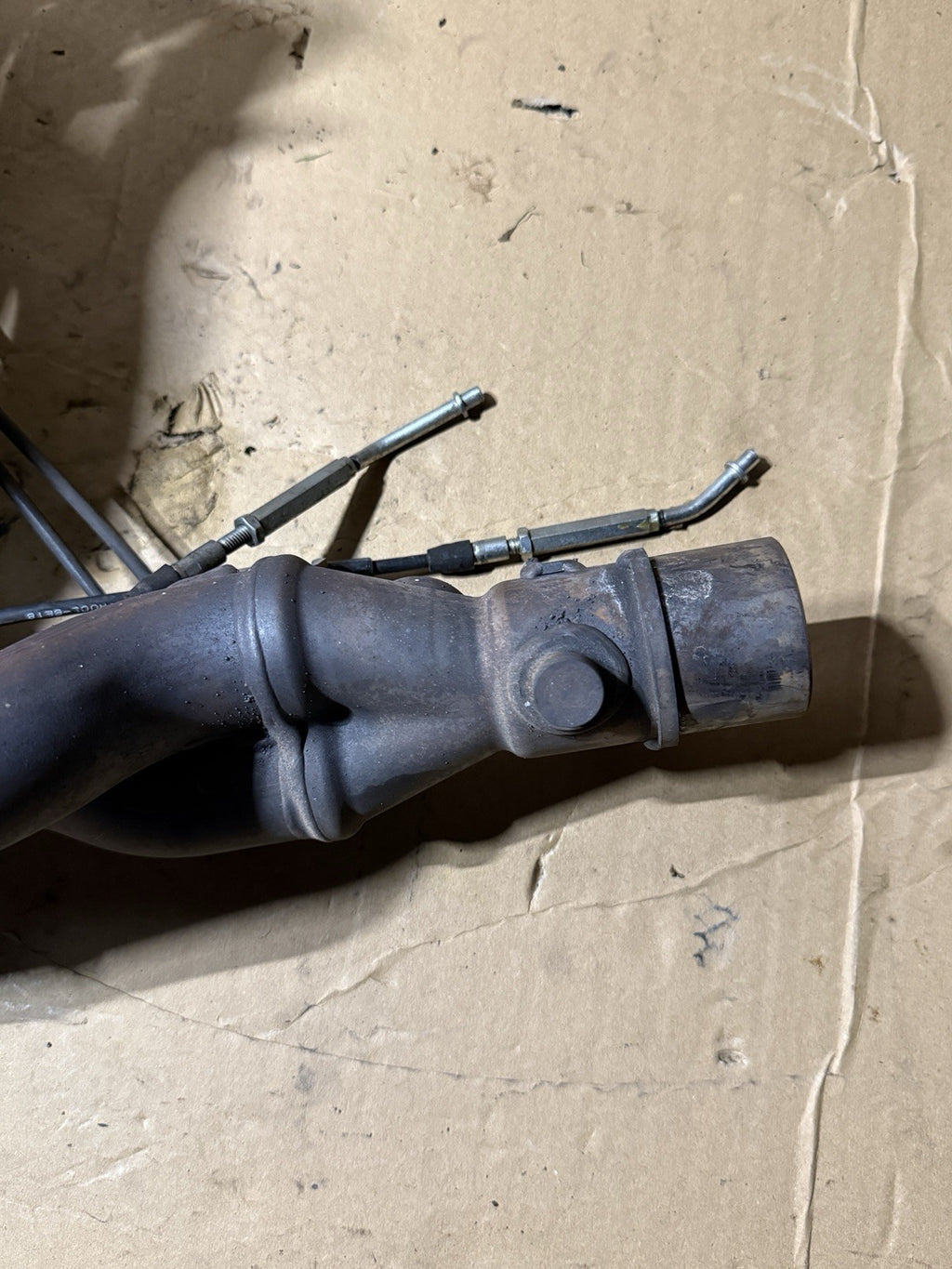 2006-2007 Suzuki GSXR600 GSX-R600 K6 K7 OEM Exhaust Header Manifold 14100-01H0021