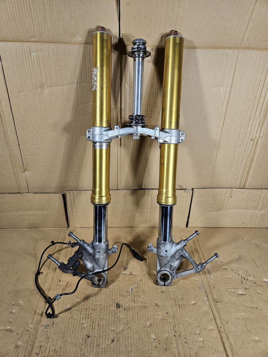 2012 BMW S1000RR OEM Front Forks Pair Fork Tubes Suspension Left Right 7