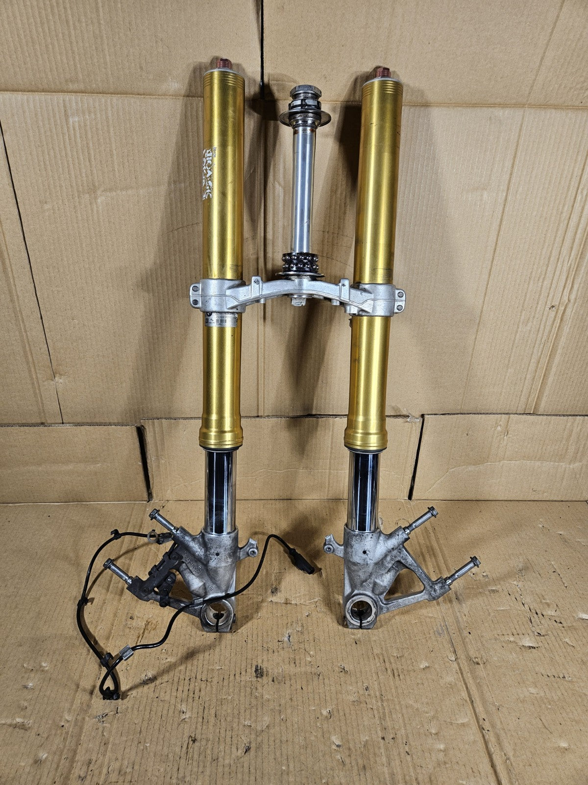 2012 BMW S1000RR OEM Front Forks Pair Fork Tubes Suspension Left Right 7
