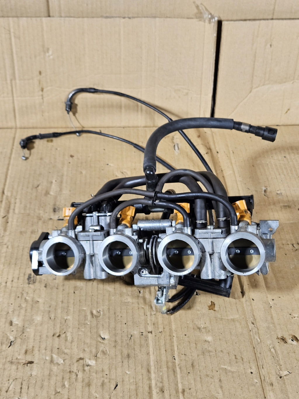 2013 Honda CBR600RR CBR 600RR OEM Throttle Body Primary Secondary Fuel Injectors6