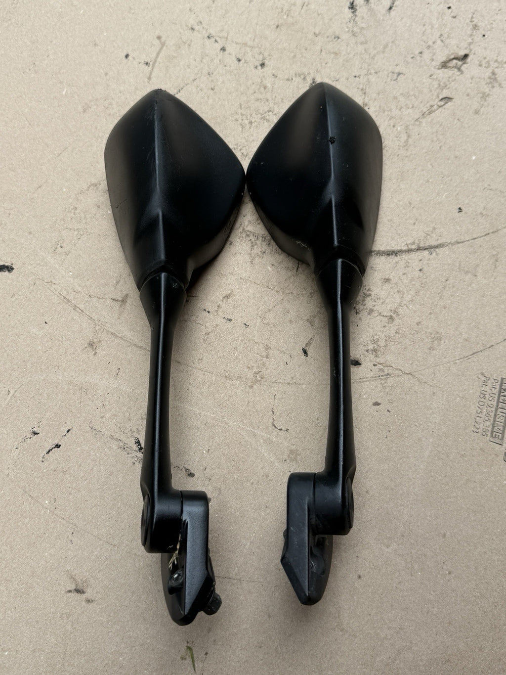 2017-2025 Suzuki GSXR1000 GSXR1000R OEM Left Right Rear View Mirrors Pair4