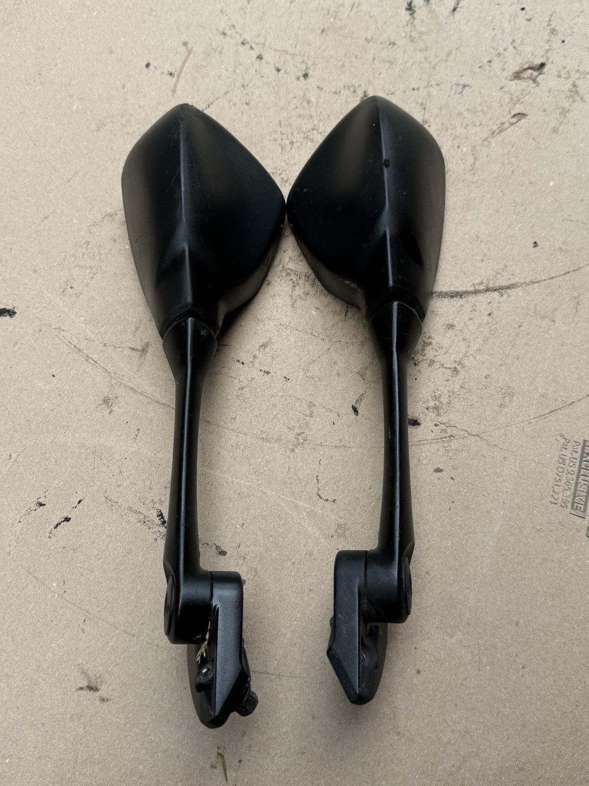 2017-2025 Suzuki GSXR1000 GSXR1000R OEM Left Right Rear View Mirrors Pair4