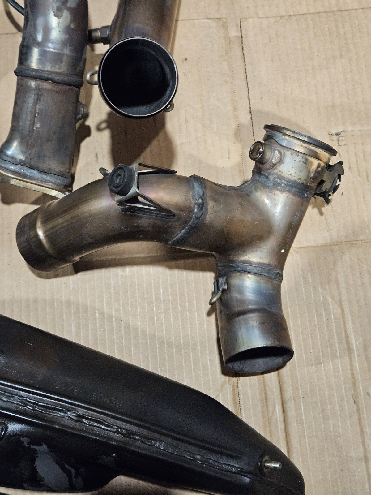 2015-2017 Ducati Panigale 1299 OEM Exhaust System Complete Factory Stock 1299S