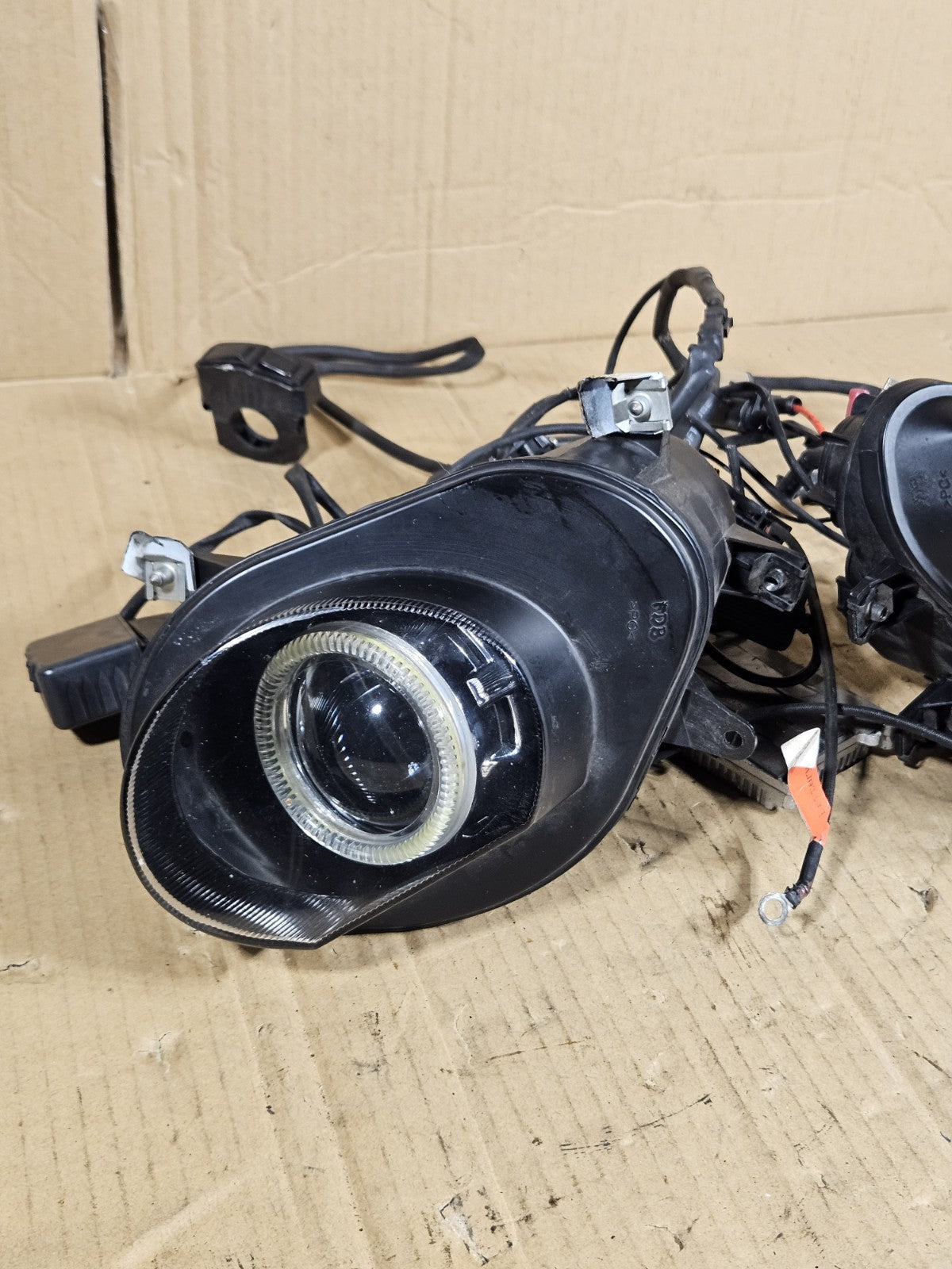 2012 BMW S1000RR Aftermarket Halo Headlight Assembly Angel Eye Front Head Light2