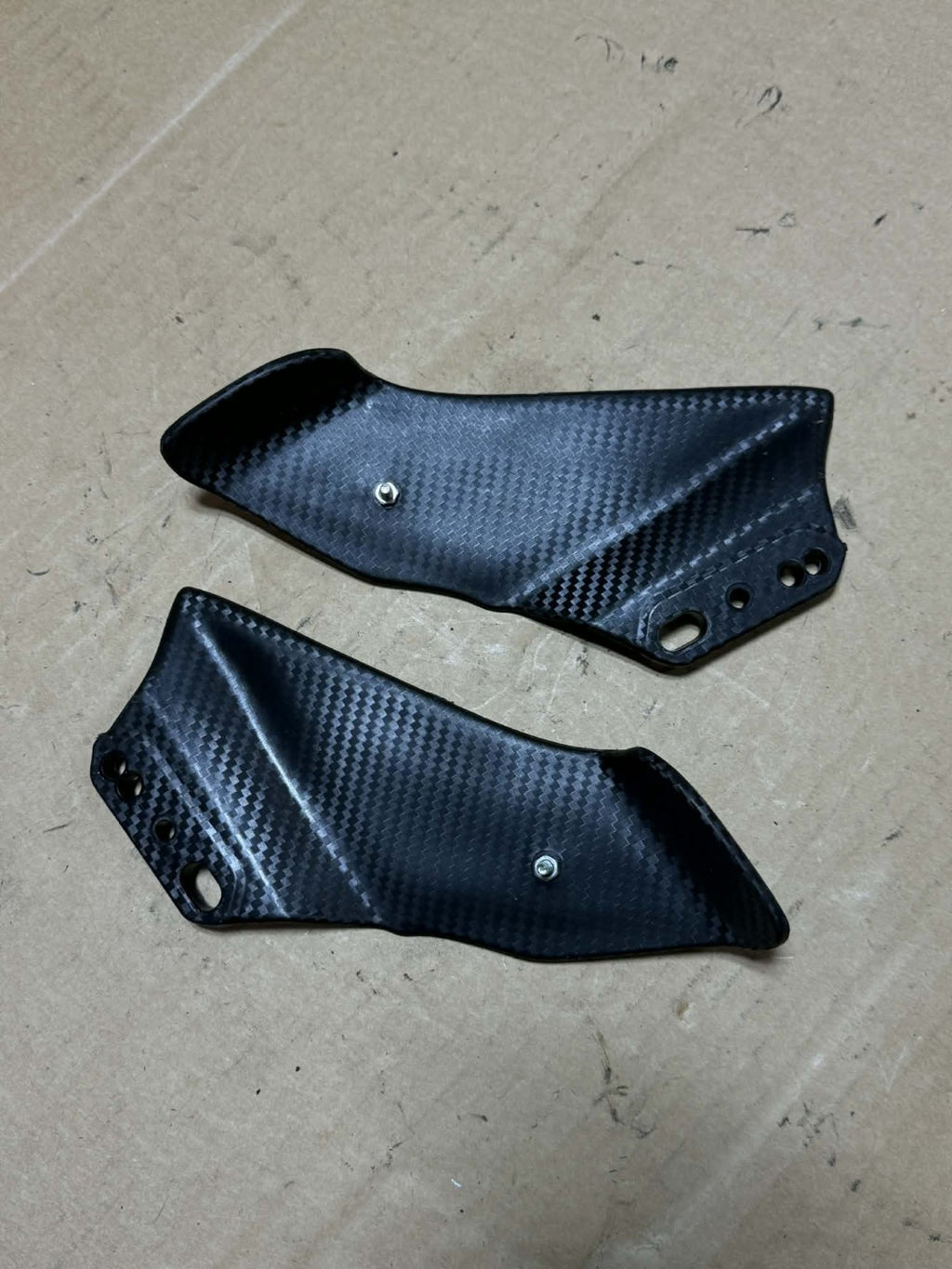 13-24 Kawasaki Ninja ZX636 636 ZX6R Aerodynamic Winglet Mirrors Carbon Winglets
