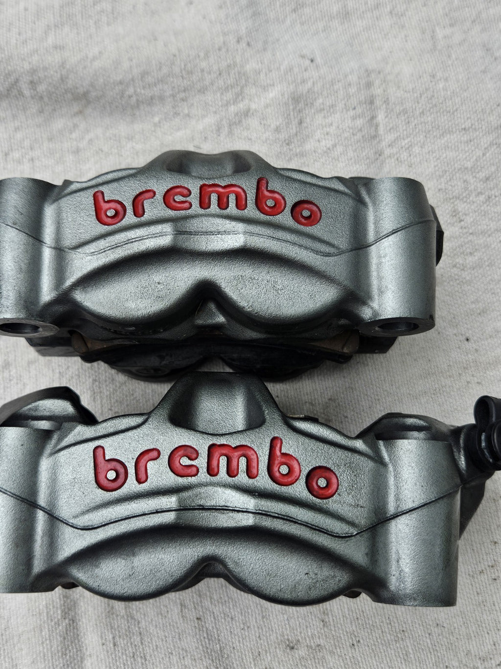 16-20 Kawasaki ZX10R ZX10 Ninja Brembo Monoblock M50 Front Brake Calipers Pads1