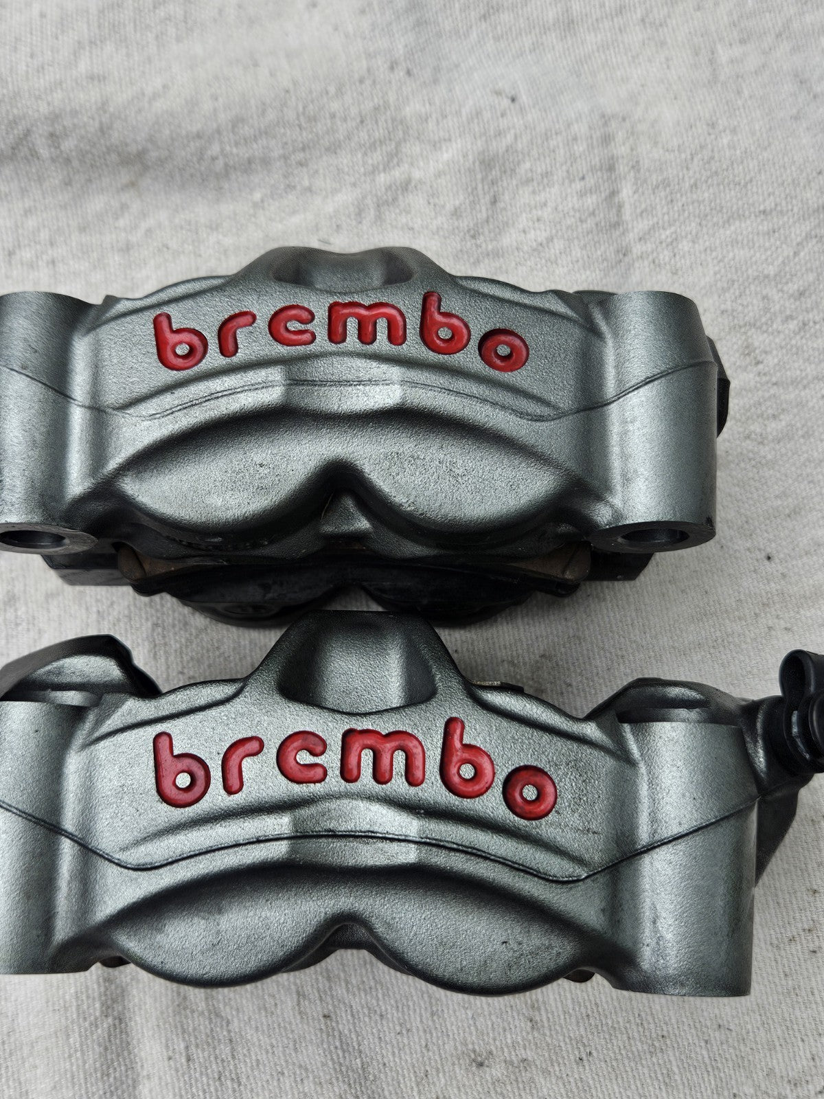 16-20 Kawasaki ZX10R ZX10 Ninja Brembo Monoblock M50 Front Brake Calipers Pads1