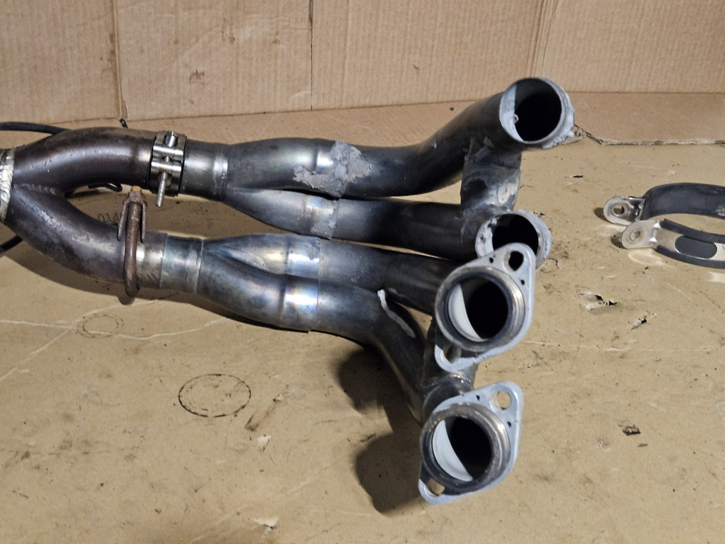08-16 R6 R6R FULL EXHAUST SYSTEM HEADER PIPES TWO BROTHERS MUFFLER BLACK SERIES6