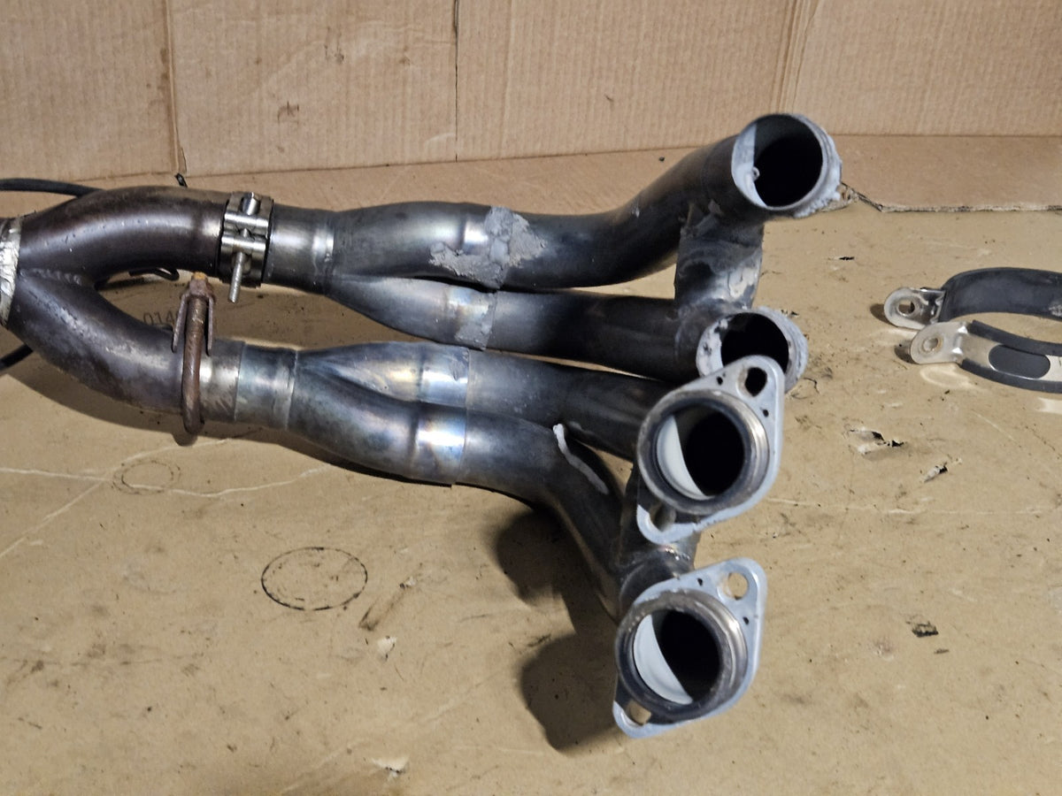 08-16 R6 R6R FULL EXHAUST SYSTEM HEADER PIPES TWO BROTHERS MUFFLER BLACK SERIES6