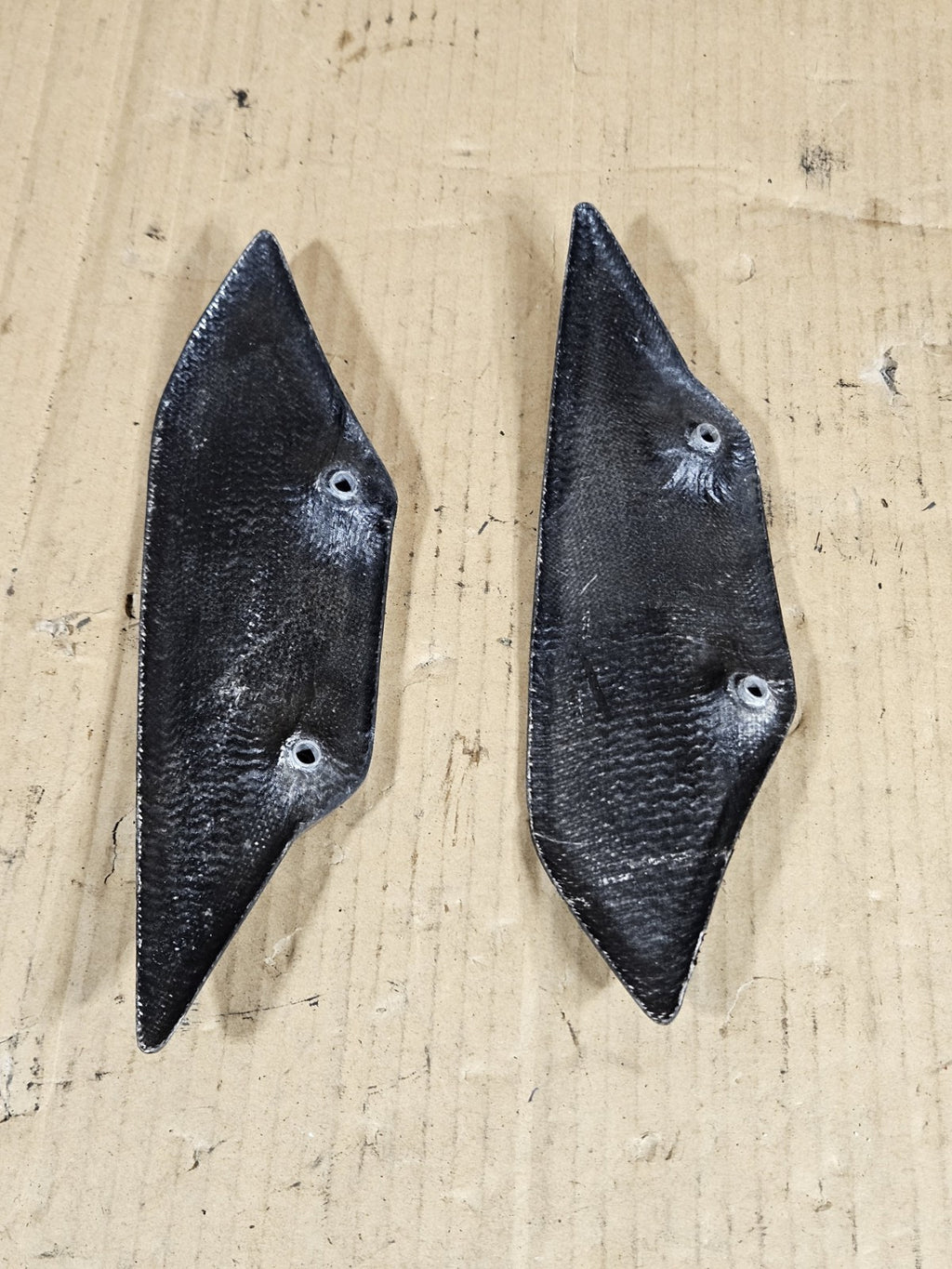 2012 BMW S1000RR OEM Front Fairing Infill Panels Lower Bottom Fairings Pair2