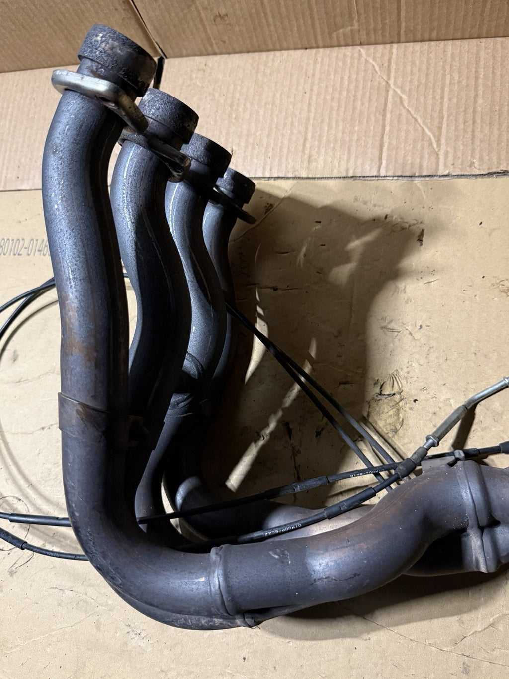 2006-2007 Suzuki GSXR600 GSX-R600 K6 K7 OEM Exhaust Header Manifold 14100-01H007