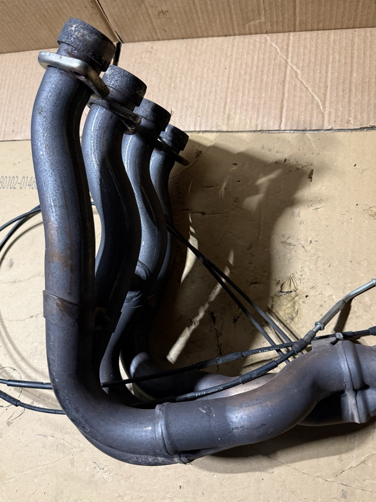 2006-2007 Suzuki GSXR600 GSX-R600 K6 K7 OEM Exhaust Header Manifold 14100-01H007