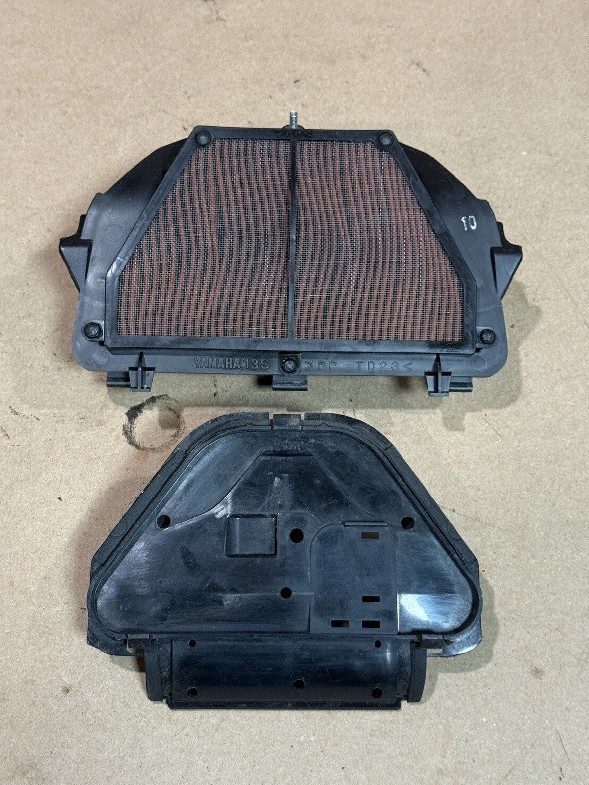 2008-2016 Yamaha YZF-R6 R6 K&N Air Filter Airbox Intake Air Duct 13S-14450-10-001