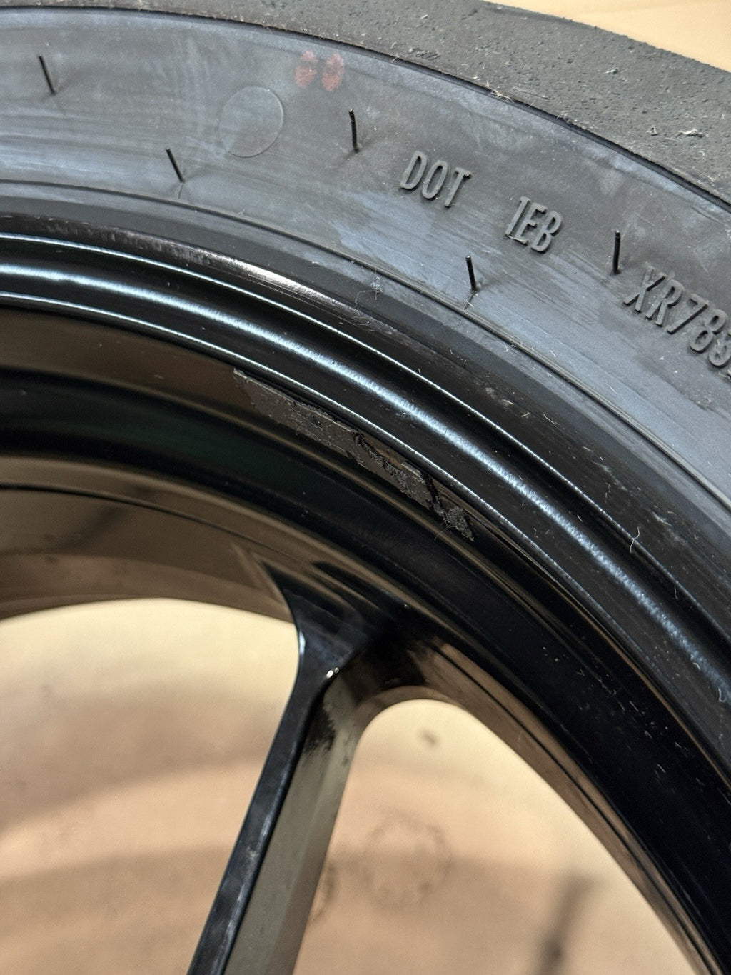 2021-24 Aprilia RSV4 1100 OEM Front & Rear Wheel Rim Set Mounted Tires Straight