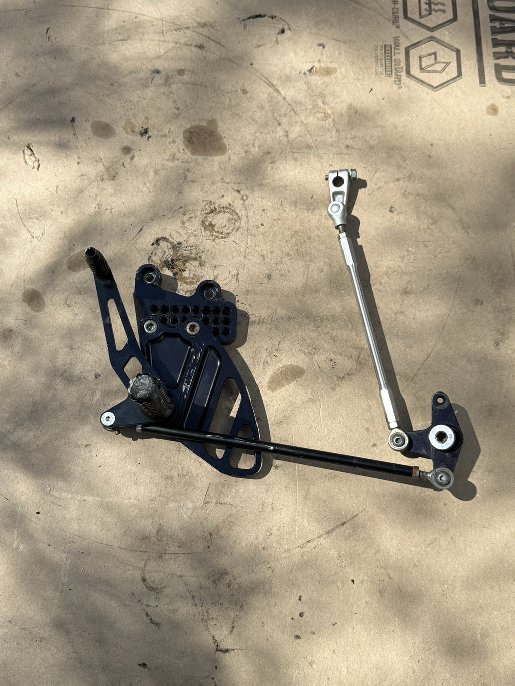 05-06 Honda CBR600RR Vortex Left Rearset Foot Peg Shifter Rear Set OEM