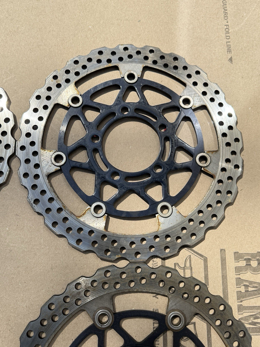 13-23 KAWASAKI NINJA ZX6R OEM FRONT LEFT RIGHT BRAKE ROTORS DISCS 4.9MM7