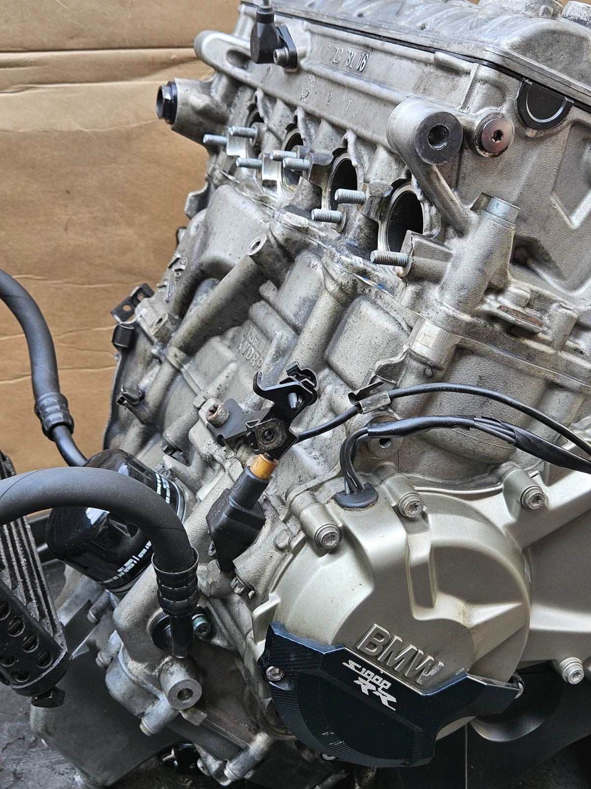 2012 BMW S1000RR Engine Motor Crankcase Head Trans Block 09-14 S1000 RR READ8