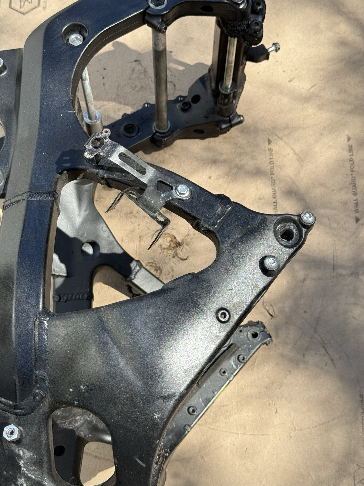 05-06 2006 Honda CBR600RR Cbr 600RR Main Frame Chassis Ez Reg Cln 5000 Miles OEM
