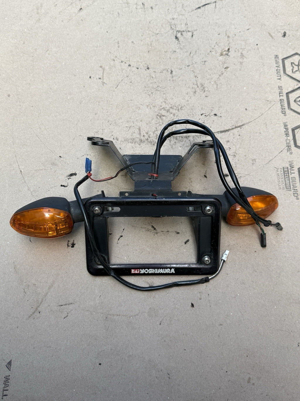 11-25 Suzuki GSXR 1000 Yoshimura Fender Eliminator LED Plate Holder Blinkers2