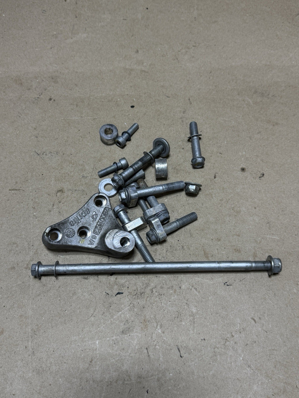 15-18 Aprilia RSV4 1000 OEM Engine Frame Mount Bolts Hardware Set