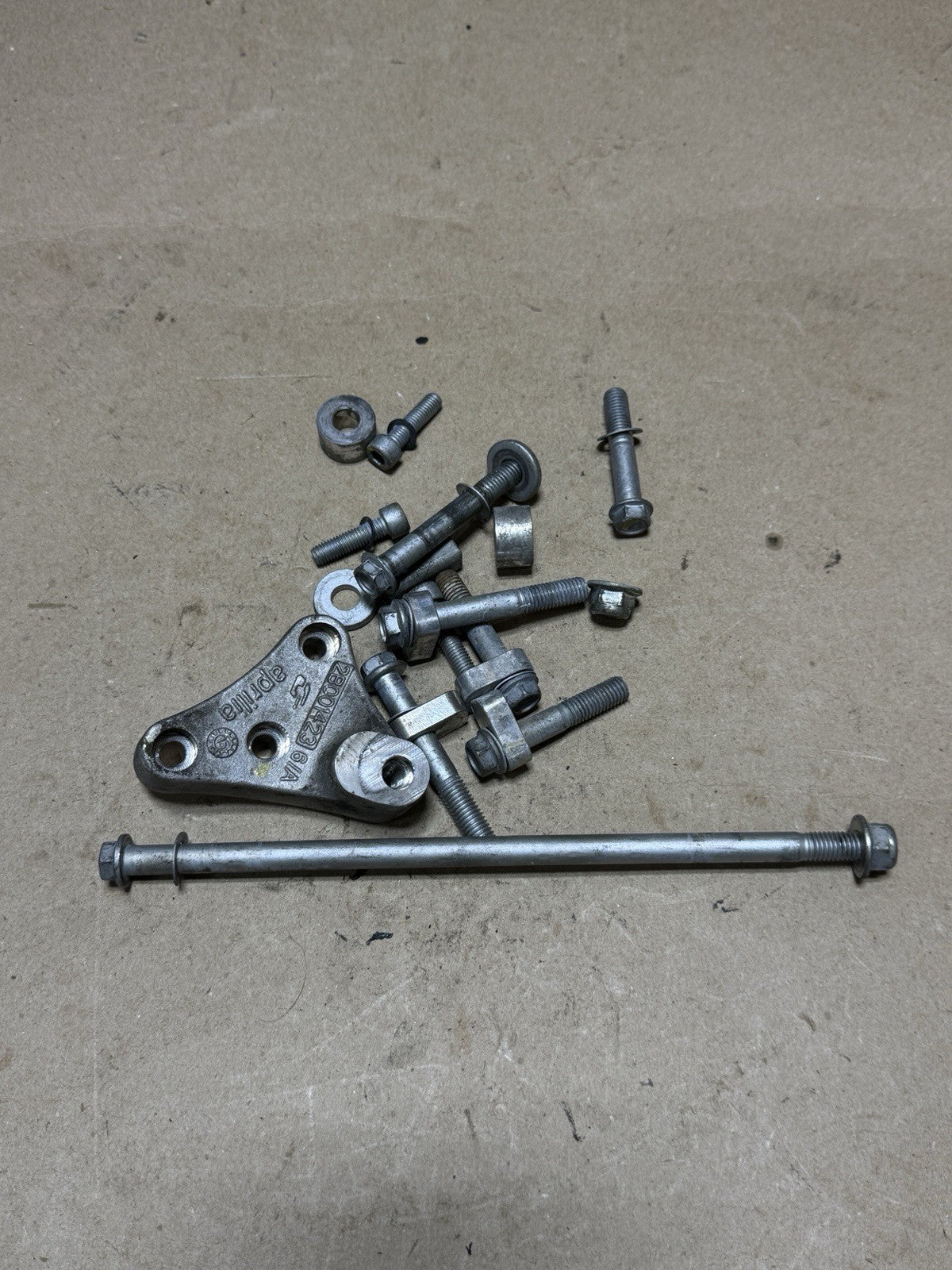 15-18 Aprilia RSV4 1000 OEM Engine Frame Mount Bolts Hardware Set