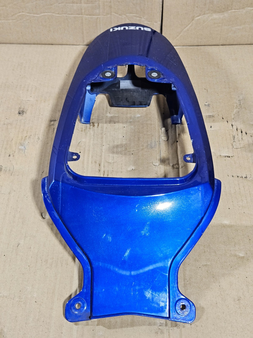 2006-2007 Suzuki GSXR600 GSXR750 OEM Center Tail Fairing Cowl Blue 45503-01H024