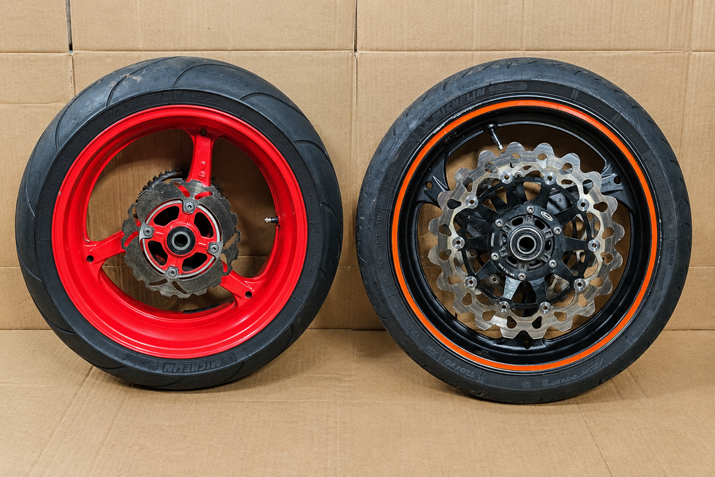 2006 Honda CBR1000RR Wheel Set Front & Rear OEM 44650MELD20ZB 2006-2007 READ0