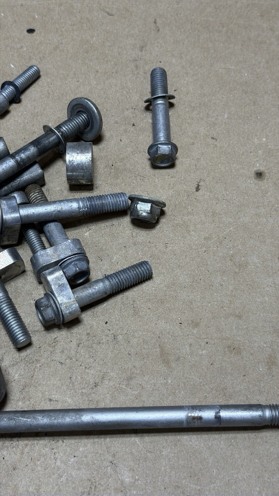 15-18 Aprilia RSV4 1000 OEM Engine Frame Mount Bolts Hardware Set
