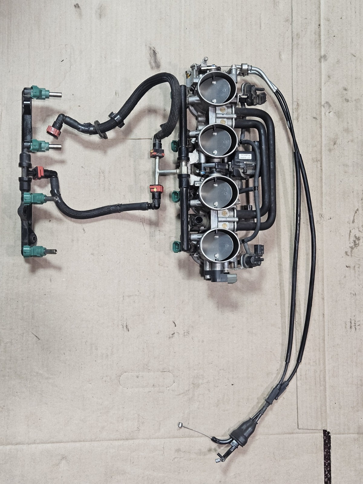 11-15 2014 Kawasaki Ninja ZX10R OEM Throttle Bodies Injectors Fuel Assembly Runs