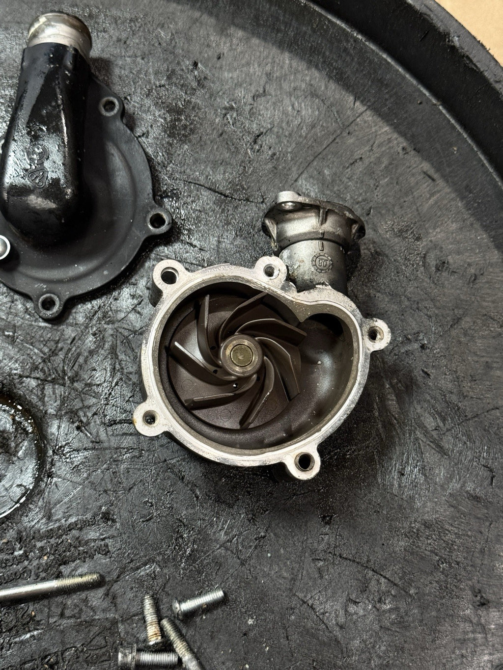 2009-2018 BMW S1000RR HP4 S1000R S1000XR OEM Engine Water Pump Cover 115185456997