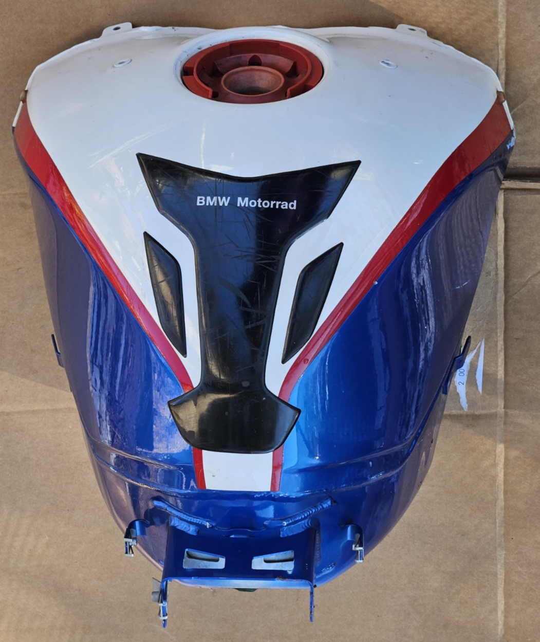 10-18 BMW S1000RR OEM Fuel Gas Tank Petrol Reservoir Factory Genuine Tank BLUE